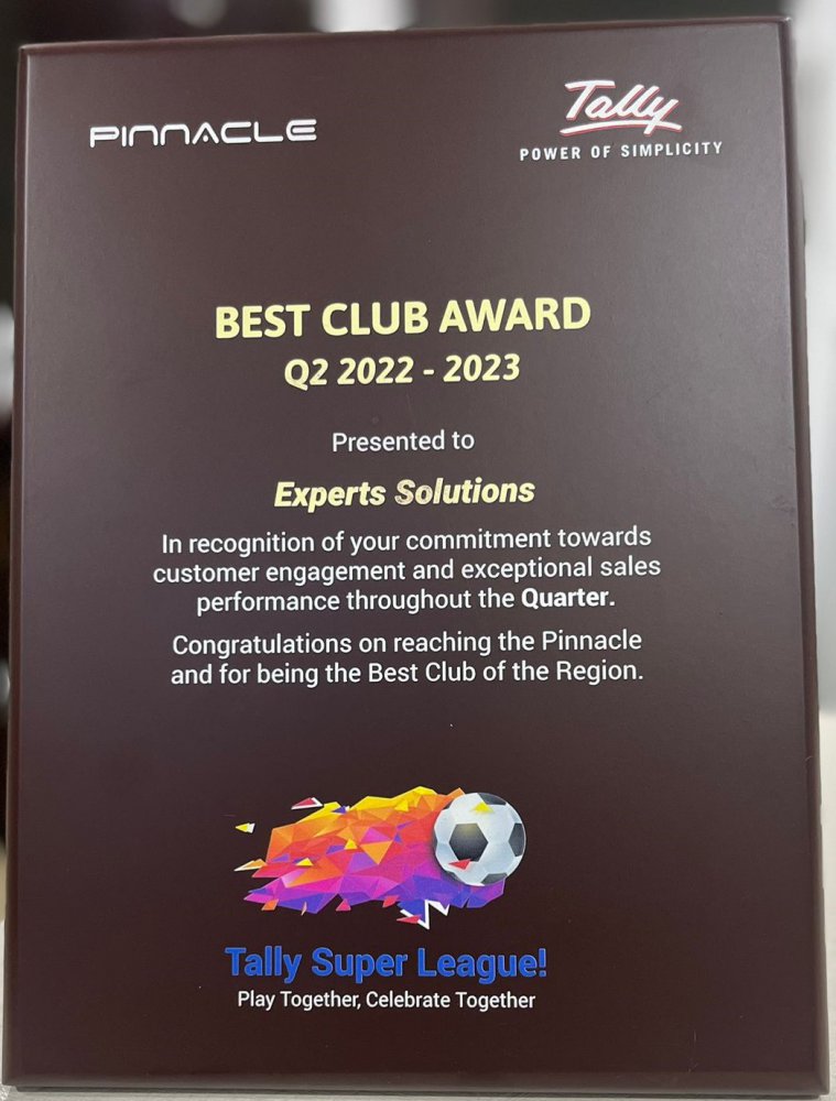 Pinnacle Best Club Award  2022-23 Q2