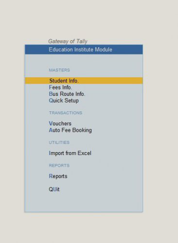School and College Module